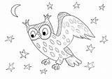 Starry Night Coloring Pages For Kids sketch template
