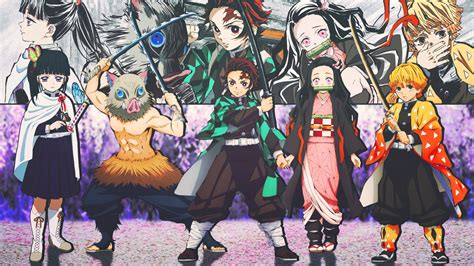 Demon Slayer Kimetsu no Yaiba Inosuke Hashibira Kanao Tsuyuri Nezuko Kamado Tanjirou Kamado ...