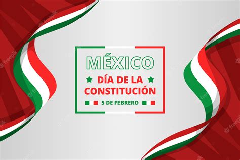 Free Vector | Mexico constitution day flat design