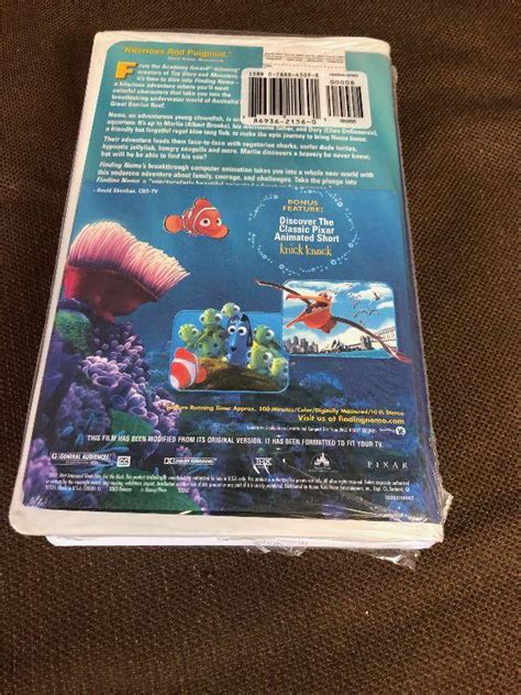 #170 FINDING NEMO - SEALED VHS TAPE | EstateSales.org