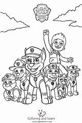 Paw Patrol Coloring Pages FREE 2025  And Learn sketch template