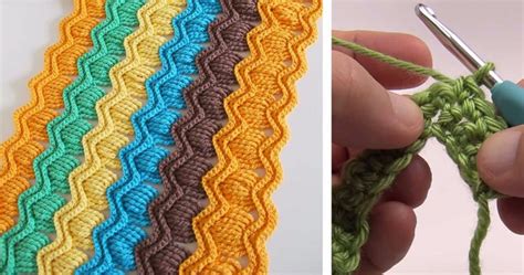 How to crochet the vintage fan ripple stitch (video tutorial & chart)