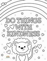 12 Free Printable Kindness Coloring Pages sketch template