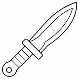 Knife coloring page Outline Book Line Art Drawing  sketch template
