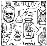 Potion Bottles coloring Page  Download Print Or Color Online For Free sketch template