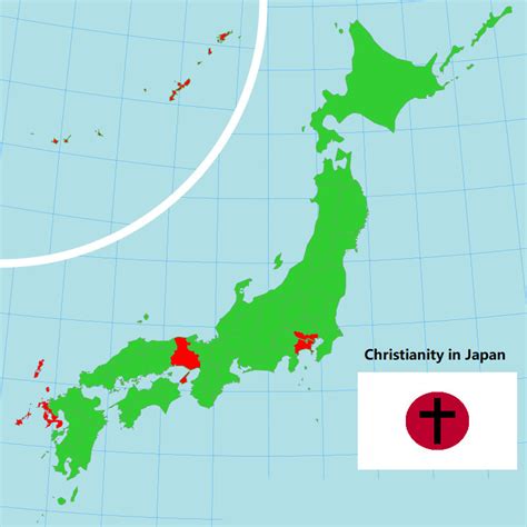 Christianity in Japan Map by Catholic-Ronin on DeviantArt