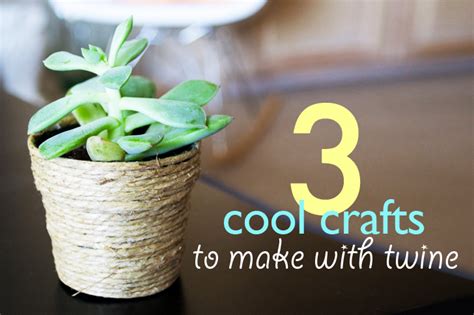 DIY: 3 Cool Household Crafts to Make with Twine | Inhabitat - Green Design, Innovation ...