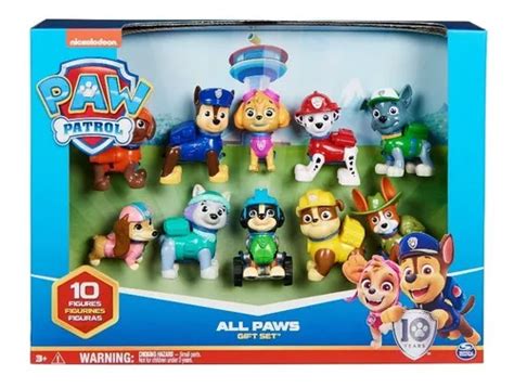 Paw Patrol, 10.º Aniversario, Set De 10 Figuras De Acción | MercadoLibre