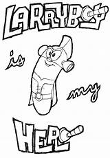 Larry Boy Coloring Pages sketch template