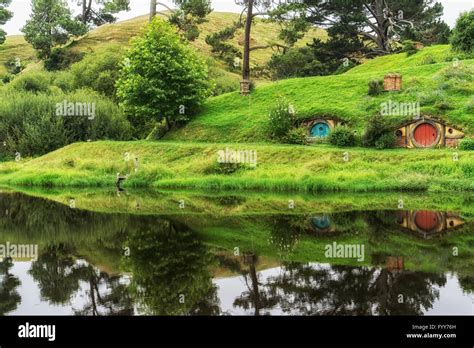 hobbiton movie set Stock Photo - Alamy