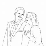 Páginas Para Colorear  Una Pareja Divirtiéndose La Esposa Abraza Al sketch template