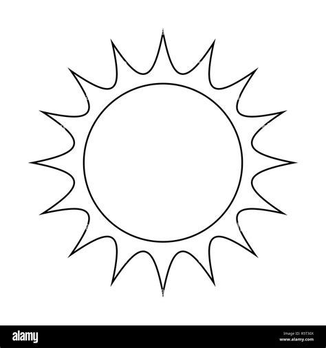 Hot sun clipart Black and White Stock Photos & Images - Alamy