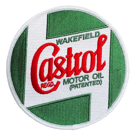 Castrol Classic Logo Embroidered Cloth Badge | Lawless Classic Oils