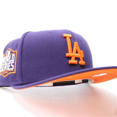 Los Angeles Dodgers 2020 World Series New Era 59Fifty Fitted Hat (Glow – ECAPCITY
