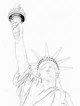 Free Printable Statue Of Liberty Coloring Pages For Kids sketch template