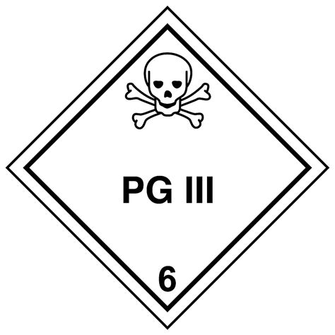 Hazard Class 6 DOT Labels in Stock - ULINE