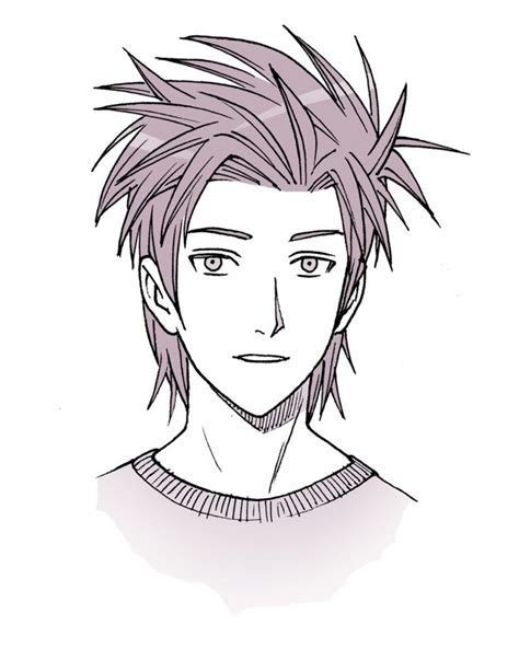 anime hair | manga hair | how to draw | spiky hair | Manga hair, Anime hair, Hair sketch