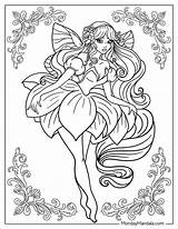 Free Fairy Coloring Pages For Adults Unleash Your Inner Artist And  sketch template