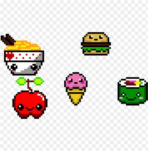 Cute Food Pixel Art
