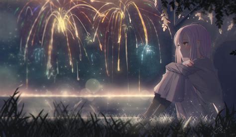 Anime Fireworks HD Wallpapers - Wallpaper Cave