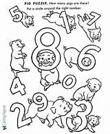 Counting Numbers Coloring Pages sketch template