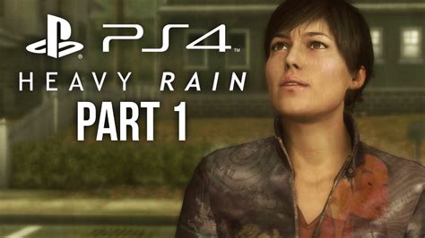 Heavy Rain PS4 Gameplay Walkthrough Part 1 - INTRO/PROLOGUE - YouTube