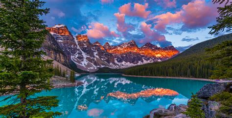 Alberta's Rockies lake named best place to see a sunrise in Canada ...