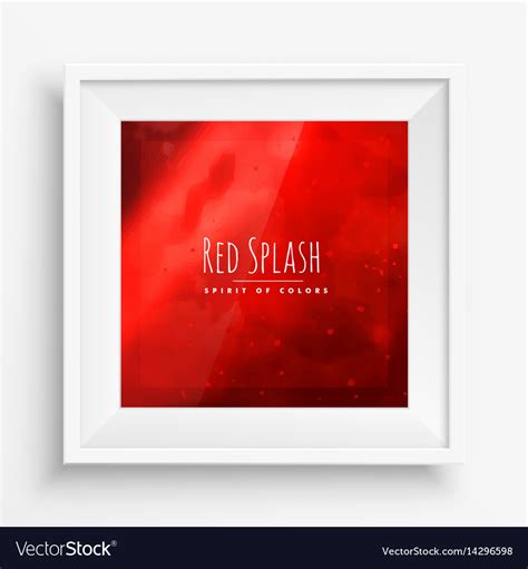 Red abstract splash background Royalty Free Vector Image