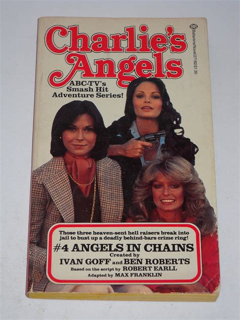 1977 Charlie's Angels 4 Angels in Chains 1st Edition TV series tie-in pb book Max Franklin ...