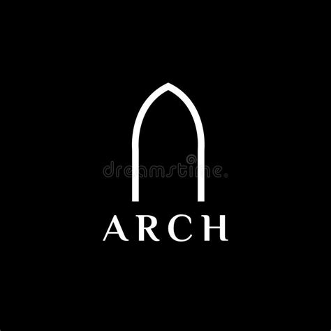 Arch Vector Logo. Arch Icon Stock Vector - Illustration of apartment, home: 131407085