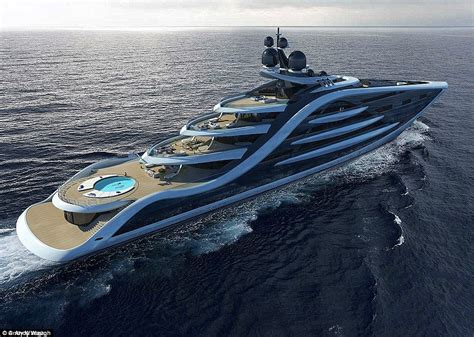 The super SUPER yacht: Designer creates world's most expensive vessel ...