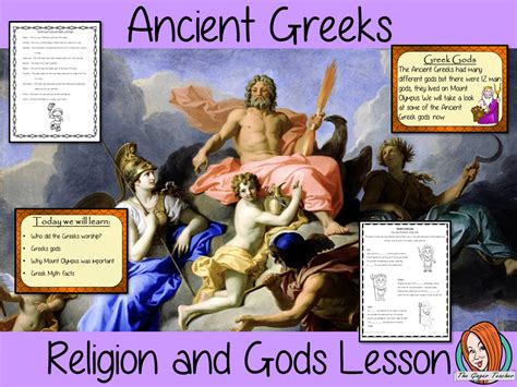 Ancient Greek Religion and Gods Complete History Lesson | Teaching ...