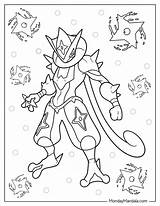 20 Greninja Coloring Pages Free PDF Printables  Pokemon coloring sketch template
