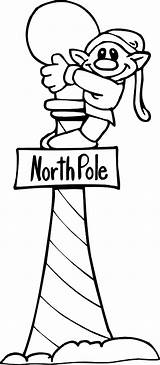 ️North Pole Coloring Page Free Download Goodimgco sketch template