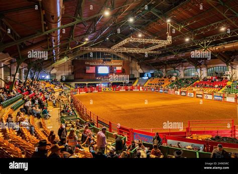 Fort Worth, NOV 27 2021, Interior view of the Stockyards Championship ...