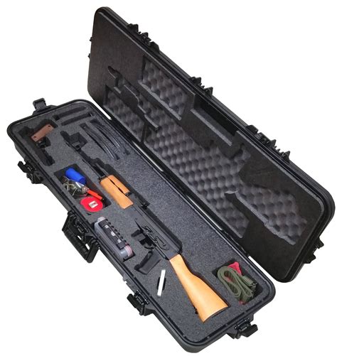 Case Club Waterproof AK-47 Rifle Case with Silica Gel & Accessory Box