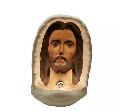 Jesus Light Lamp Night light Christian Ceramic Hand Painted | eBay