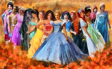 Disney's Princesses Digital Art by Caito Junqueira - Fine Art America