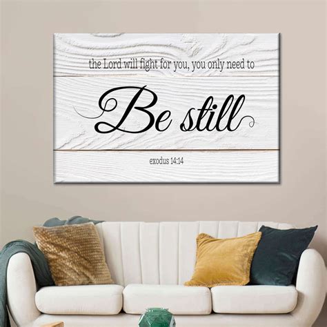 Lord Will Fight For You Wall Art | Digital Art