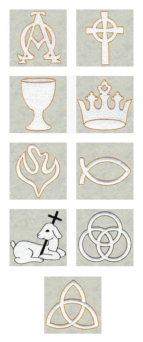 Machine Embroidery Designs - Chrismons Set