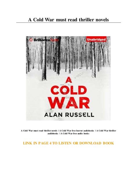 A Cold War must read thriller novels