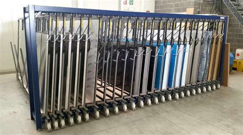 Metal sheet rack vertical - Eurostorage | Storage sheets