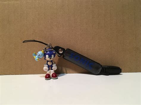 Sonic x Adventure Chao Keychain Figure Toy Sonic the Hedgehog Sega Clip strap dangler charm