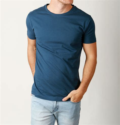 New Mens Basic CREW neck Tees cotton Plain t-shirts Casual Slim Fit tee premiums | eBay