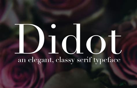 Didot Font Free - Download Fonts