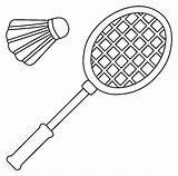 Birdie And Badminton Racket Coloring Page  Free Printable Coloring Pages sketch template