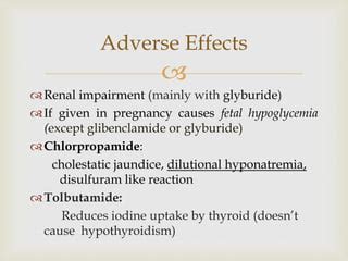 Diabetes Mellitus and Oral antidiabetic agents - quick review | PPT | Free Download