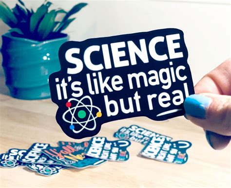 Cute Science Stickers for Laptop or Water Bottle Sticker - Etsy