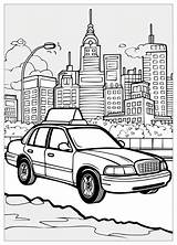 Taxi Coloring Pages  Fun And Creative Art For Kids – MrColoringCom sketch template