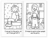 Printable Potty Coloring Page sketch template